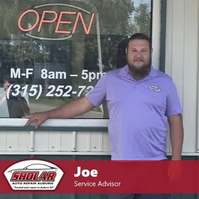 Joe, Service Advisor at Sholar Automotive