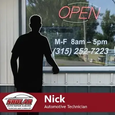 Nick, Automotive Technician Mechanic at Sholar Automotive